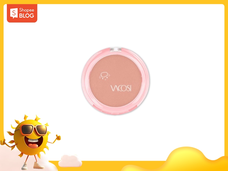 Má hồng Lolipop VACOSI màu đào cam đất