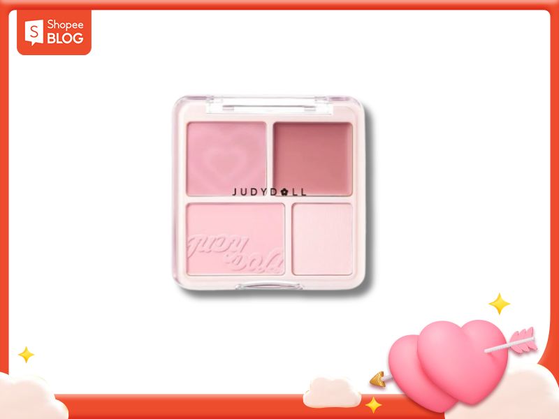 Phấn má hồng bắt sáng Judydoll 
