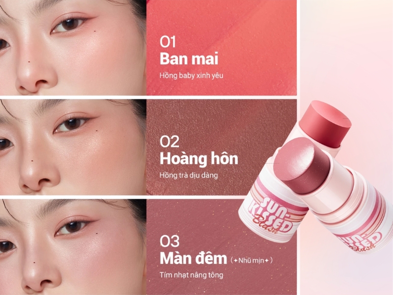 Má hồng Sun-Kissed Carslan