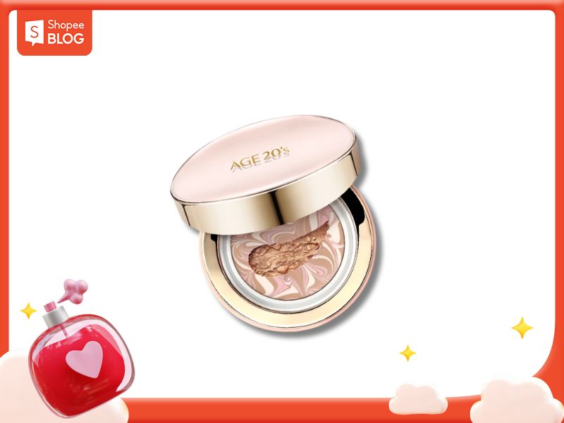 Cushion cho da khô nhạy cảm Age 20'S Signature Essence Cover Moisture x 2 