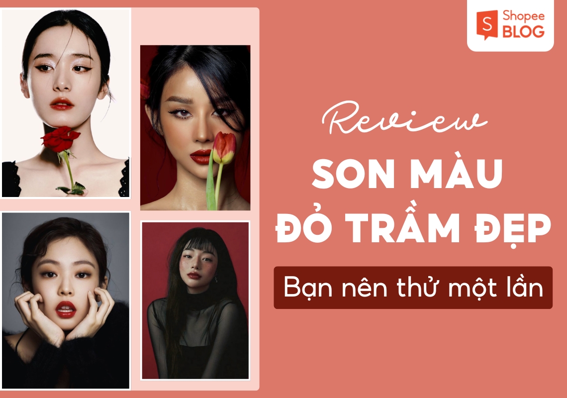 son màu đỏ trầm đẹp