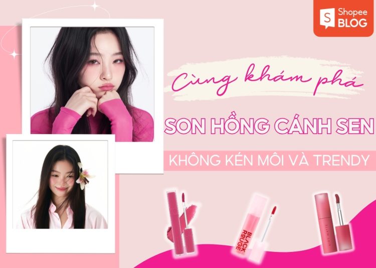 son màu hồng cánh sen đẹp