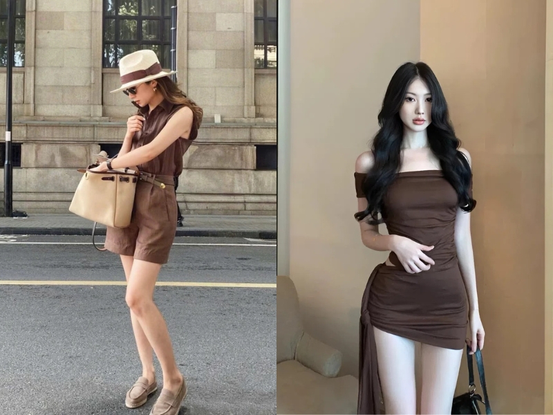 màu nâu phối mới màu nâu