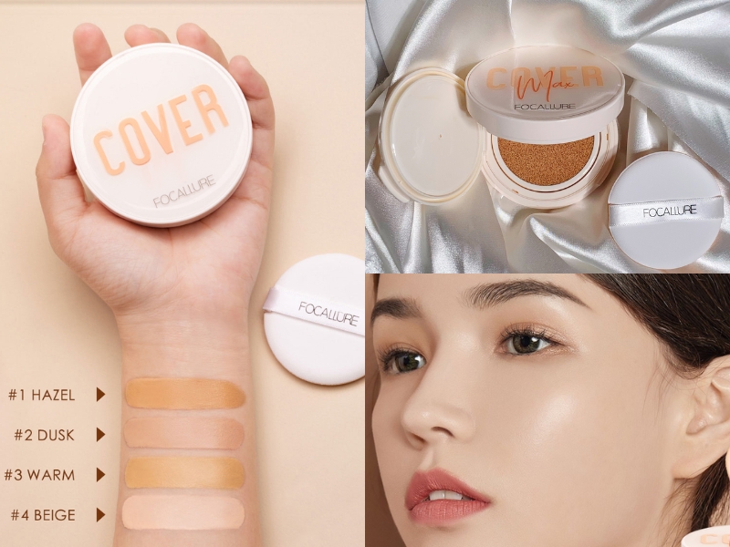 Cushion Focallure Covermax cho da hỗn hợp thiên dầu