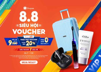 8.8 Shopee Siêu Hội Voucher