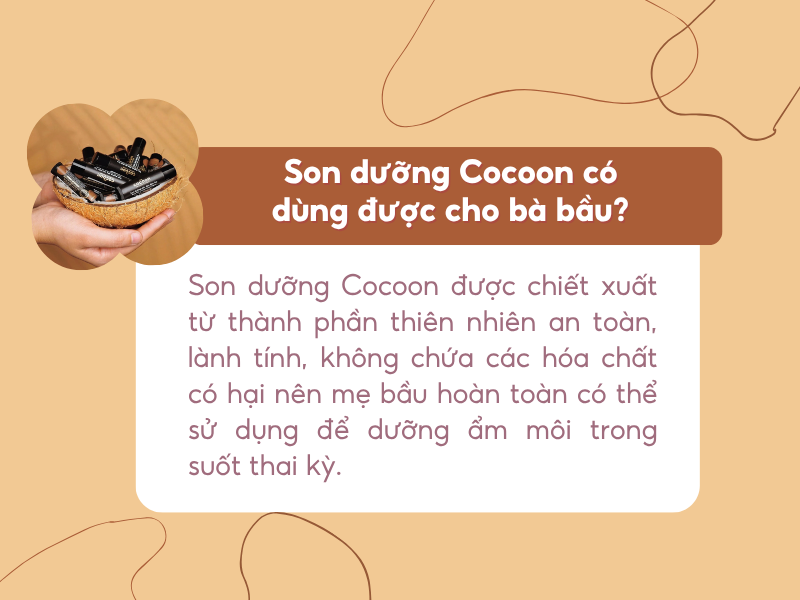 Son dưỡng Cocoon có dùng được cho bà bầu?
