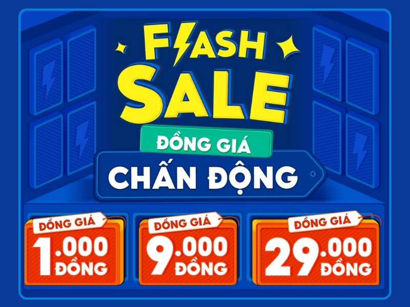 Chương trình sale đồng giá của Shopee Siêu Rẻ