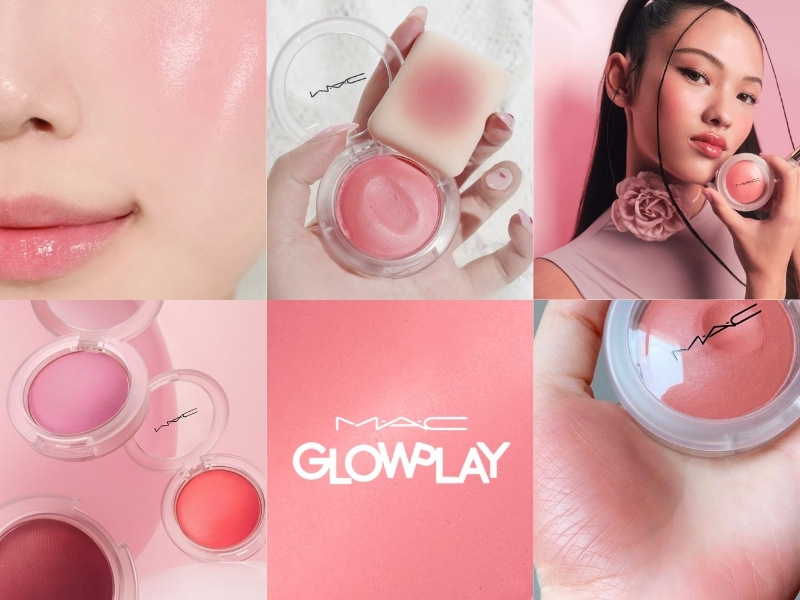 Má hồng đất sét MAC Glow Play Cushiony Blush