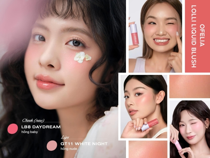 Kem má hồng Lolli Liquid Blush