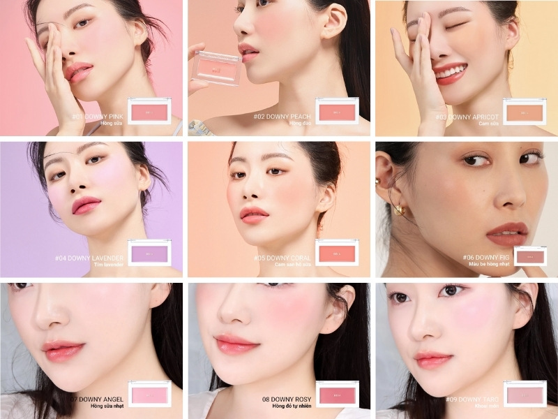 Bảng màu má hồng BBIA Ready To Wear Downy Cheek