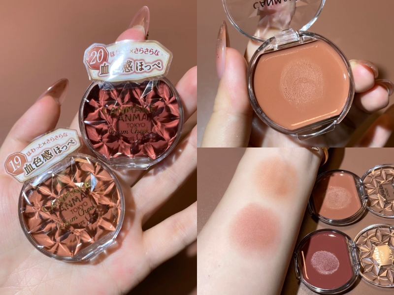 Phấn má hồng Canmake dạng kem 