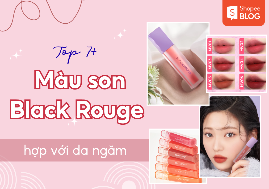 màu son black rouge hợp với da ngăm