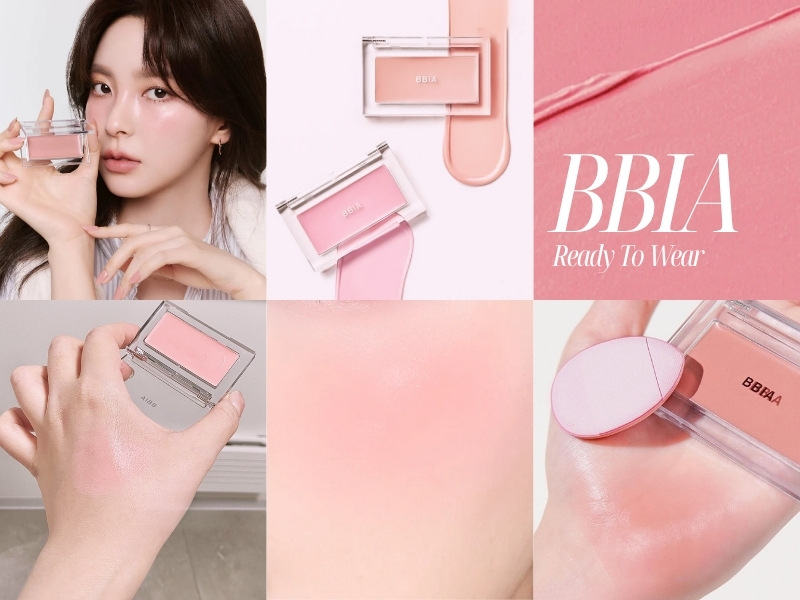 Má hồng cho da nhạy cảm dạng kem BBIA