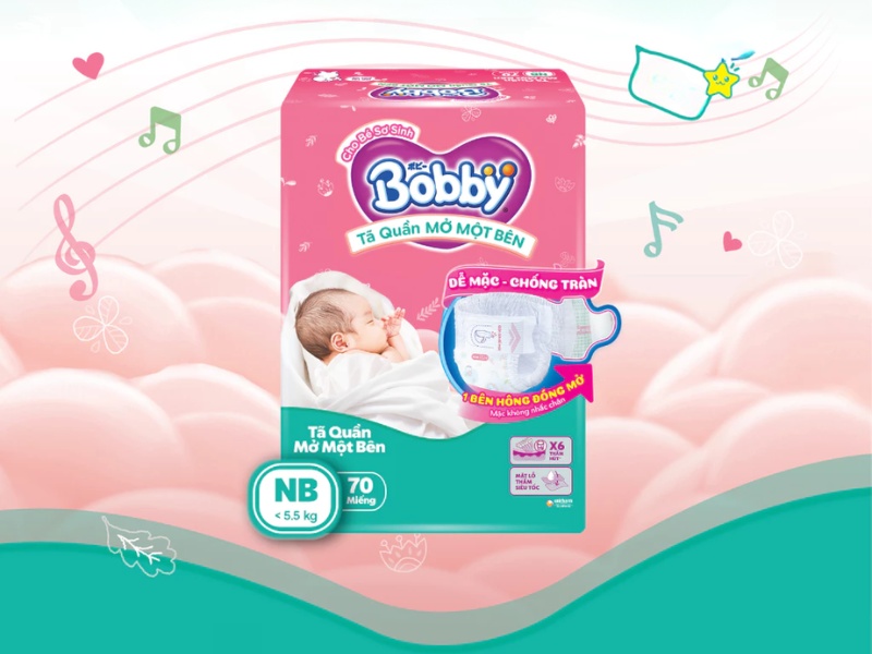 Bobby Tã Quần Mở Một Bên