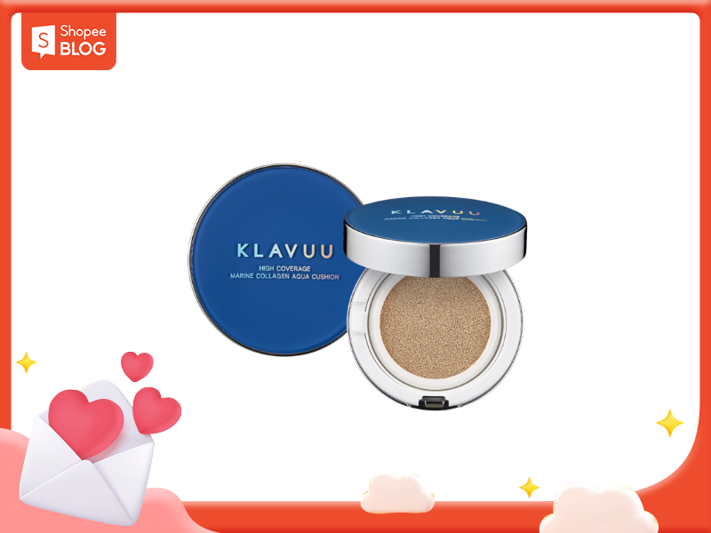 Klavuu Urban Pearlsation High Coverage Tension cushion cho da dầu mụn