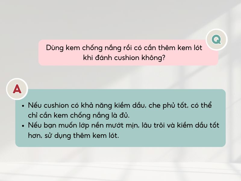 Dùng cushion và phấn phủ đúng cách sẽ không bị nặng mặt
