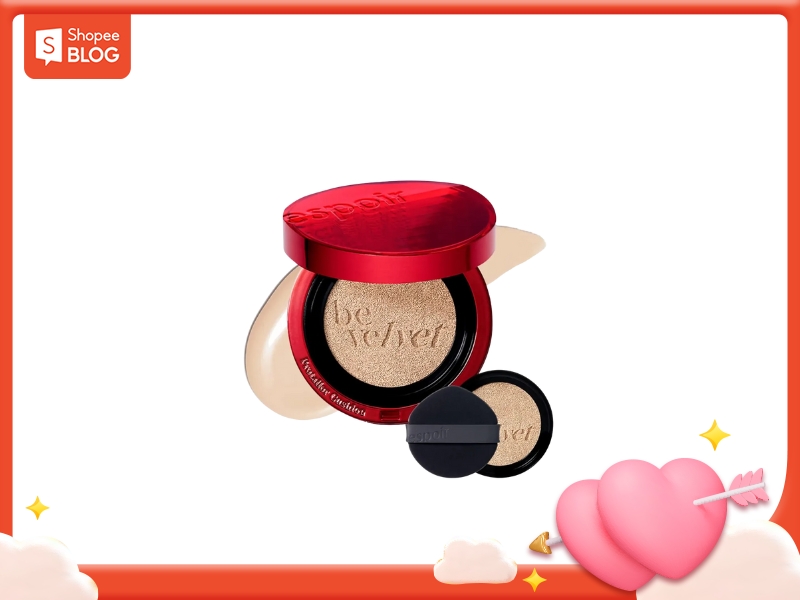 Espoir Be Velvet cushion cho da hỗn hợp thiên dầu
