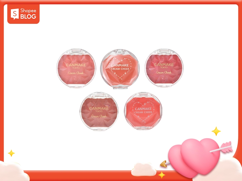 Hộp phấn má Canmake dạng kem