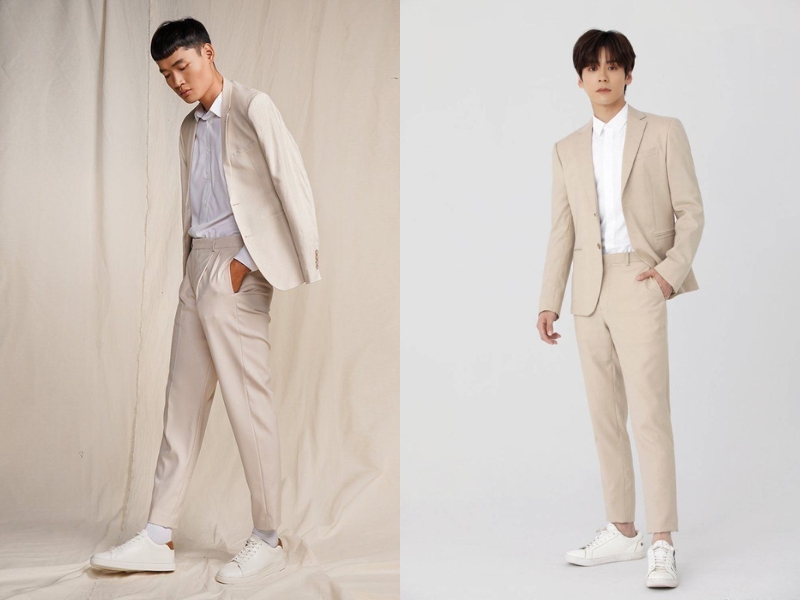 Phối đồ với bộ vest nam