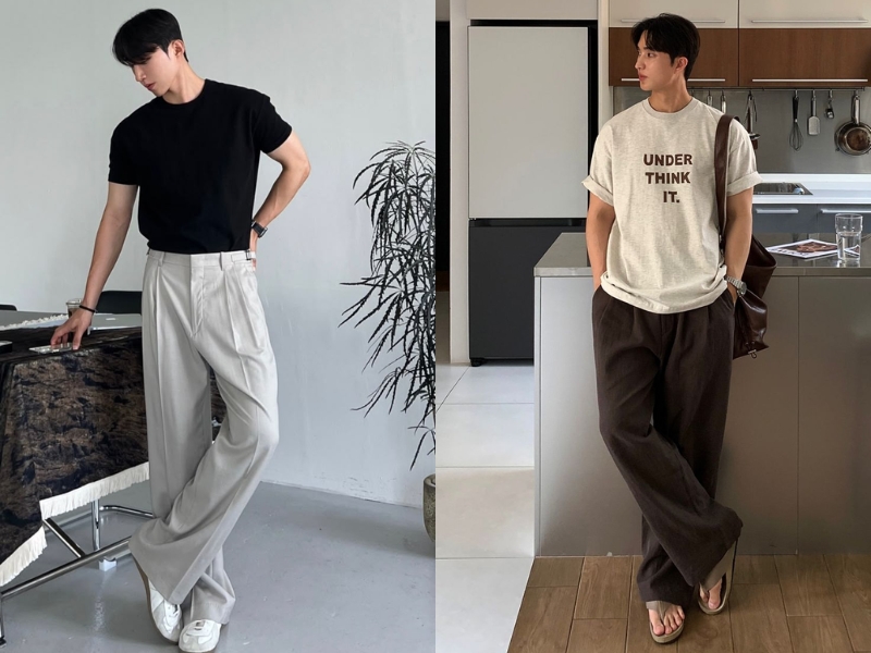 phối đồ cho nam cao 1m7