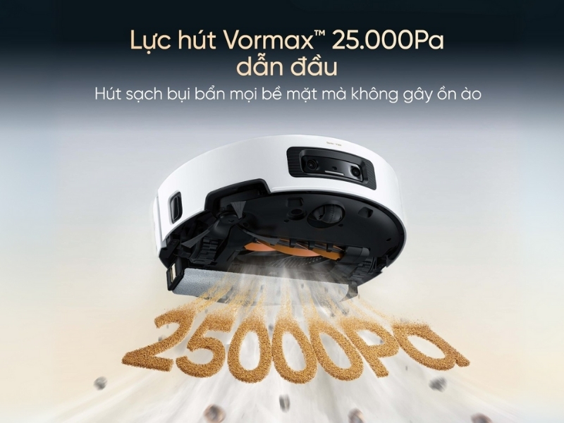 Aqua 10 Pro Track hút sạch bụi bẩn mà không gây ồn ào