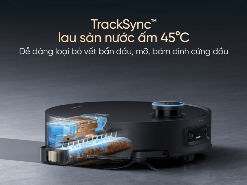 Khả năng lau sàn của Aqua 10 Pro Track