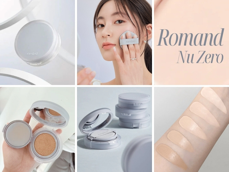 Phấn nước giá rẻ Romand NU Zero Cushion