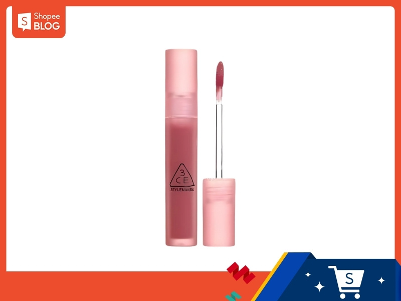 Son hồng nude 3CE Blur Water Tint Night Talk