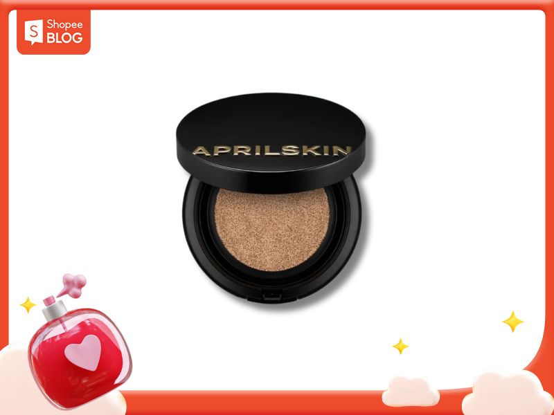 Cushion mỏng nhẹ cho da dầu Aprilskin Magic Snow