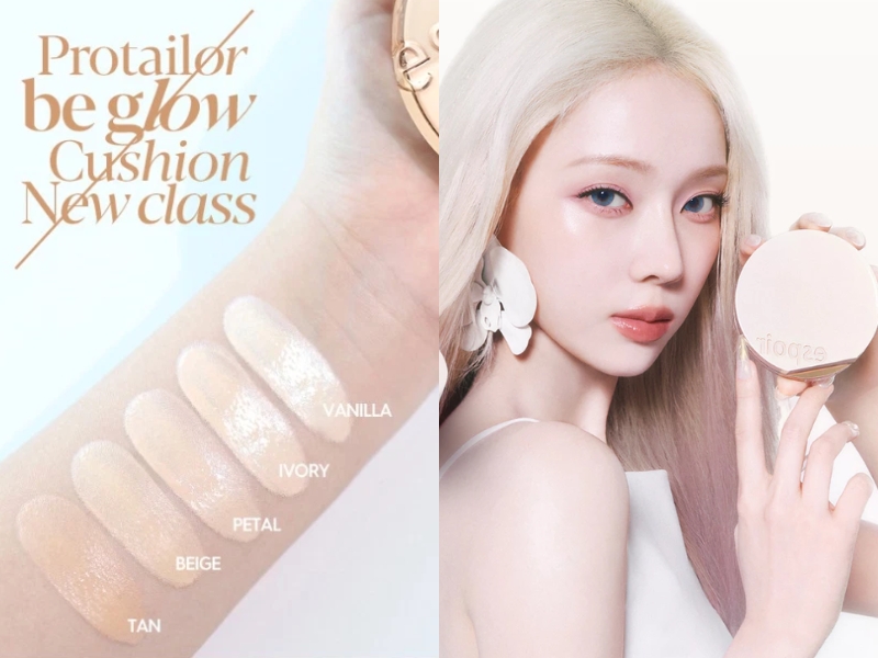 Cushion cho da nhạy cảm Cushion Espoir Be Glow Volume