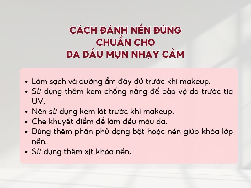 Cách đánh nền chuẩn cho lớp nền bền màu, tự nhiên 