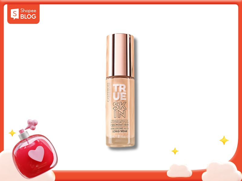 Kem nền cấp ẩm Catrice True Skin Hydrating 
