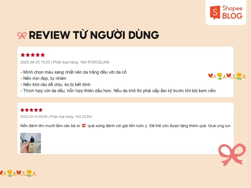 Review thực tế từ người dùng kem nền Estee Lauder