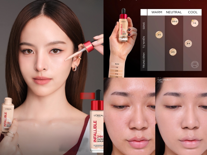 Kem nền L'Oreal Paris Infallible dạng serum