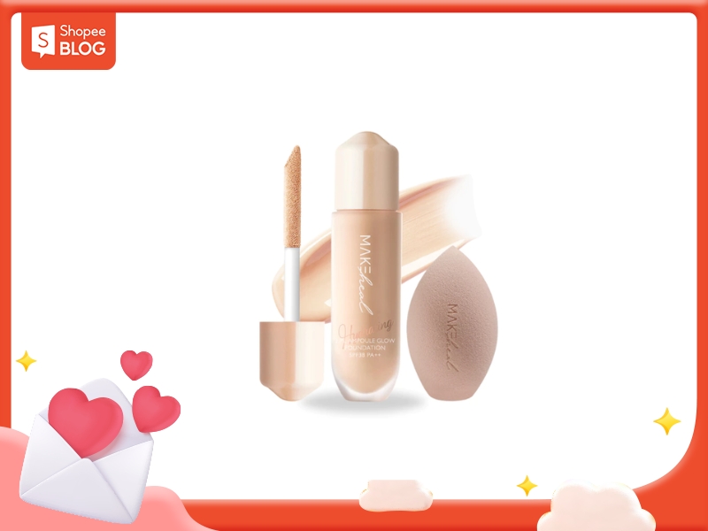 kem nền hàn quốc Makeheal Ampoule Glow Foundation
