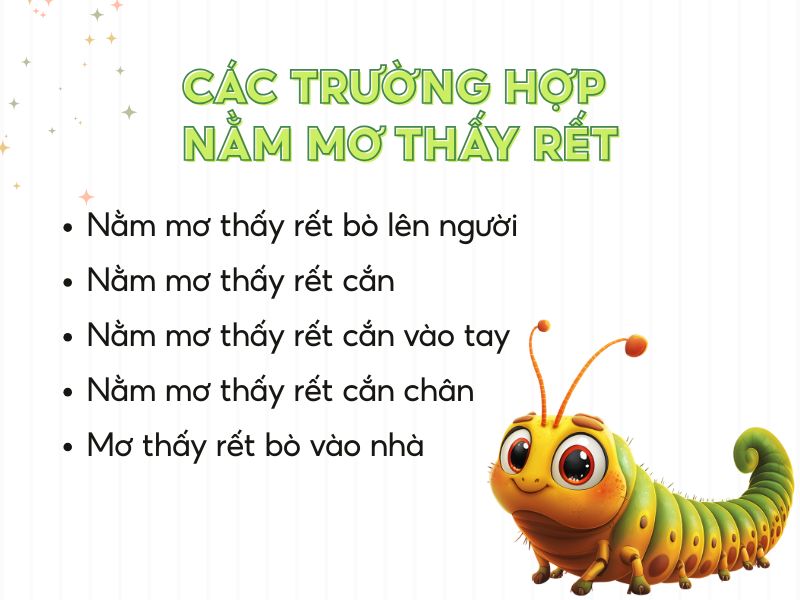 các trường hợp nằm mơ thấy rết