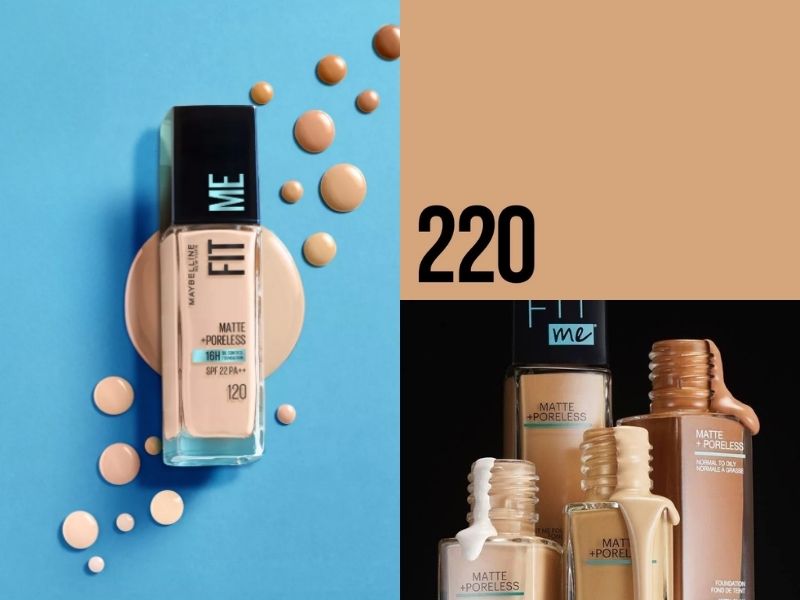 kem nền maybelline cho da ngăm màu 220