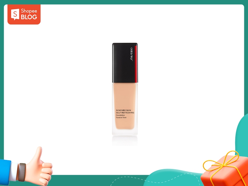 Shiseido Synchro Skin Self-Refreshing Foundation che khuyết điểm tự nhiên