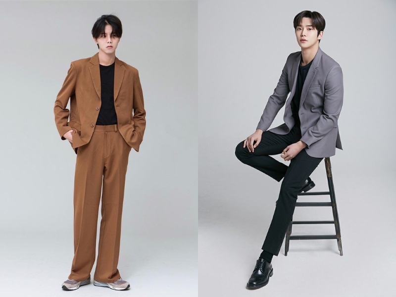 Mix vest nam với áo