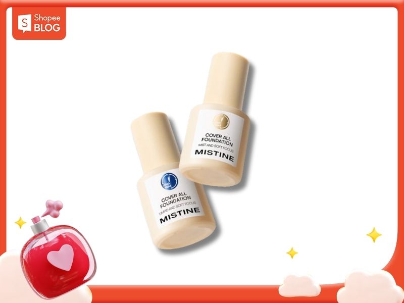 Kem nền mỏng nhẹ Mistine Cover All Foundation