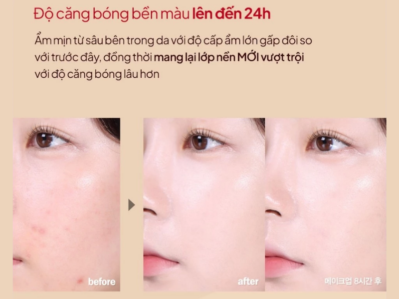 kem nền cho da dầu mụn Espoir Pro Tailor Be Glow Foundation New Class