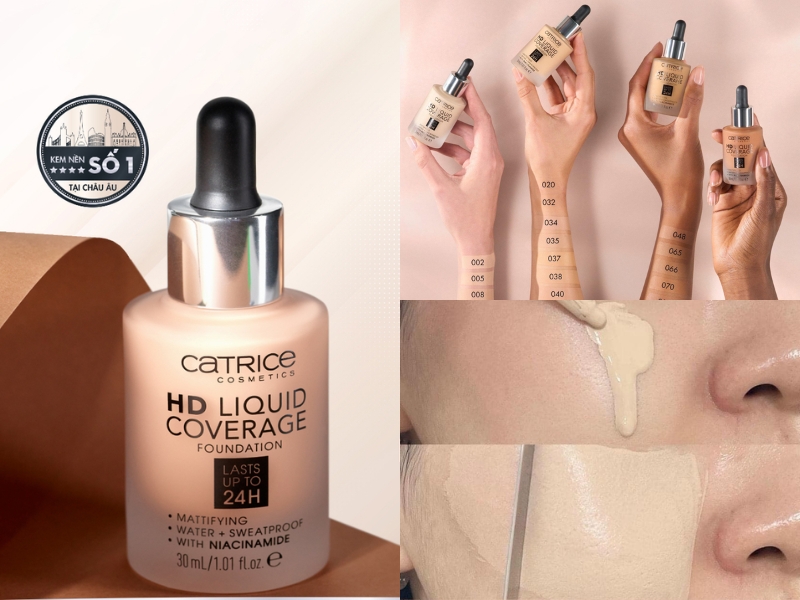Kem nền Catrice HD Liquid Coverage