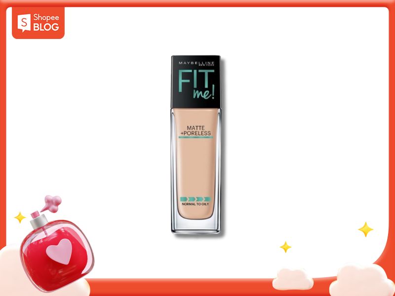 Kem nền Maybelline cho da ngăm Fit Me Matte + Poreless