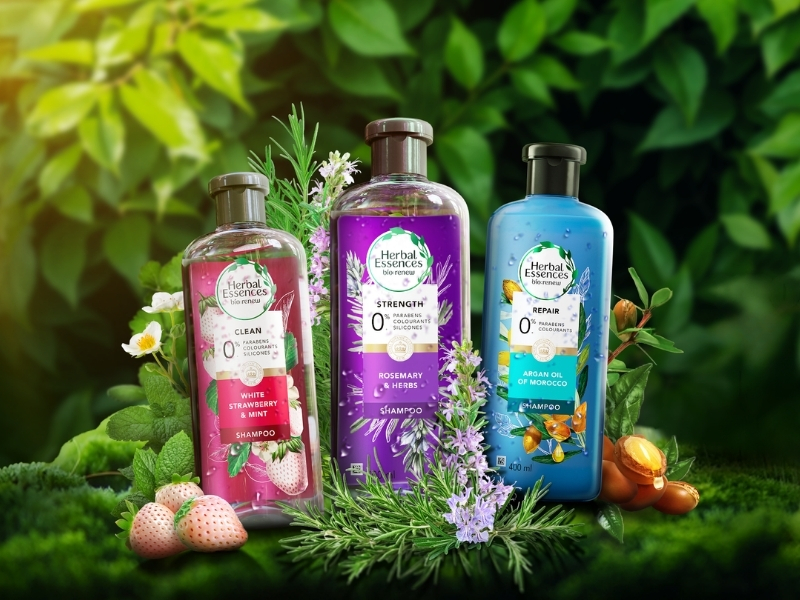 review dầu gội Herbal Essences