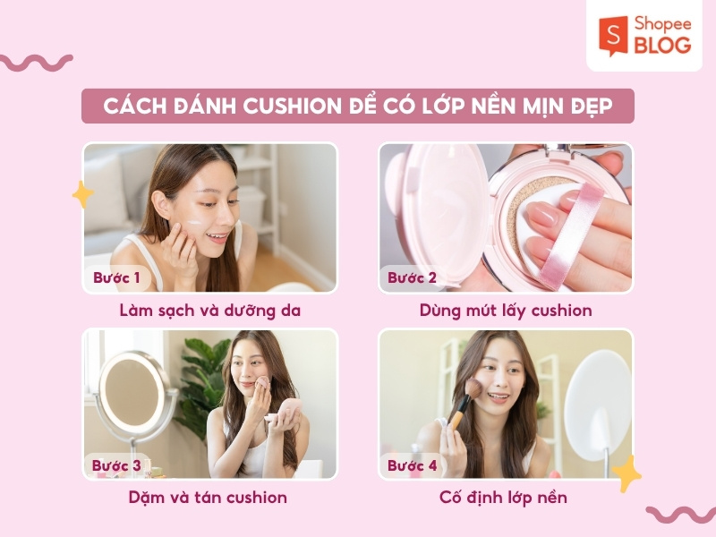 Cách đánh cushion chuẩn để có lớp nền đẹp