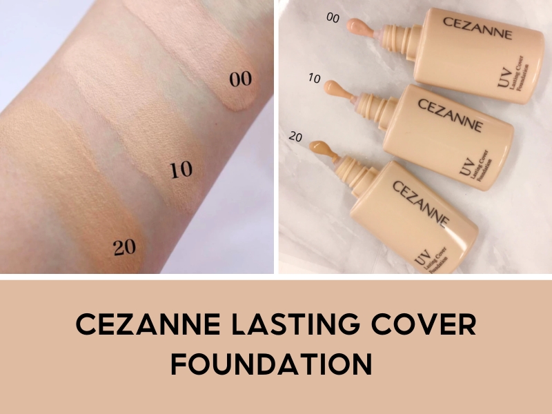 bảng màu Cezanne Lasting Cover Foundation