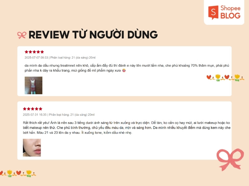 Đánh giá thực tế từ người dùng BB Cream Missha 