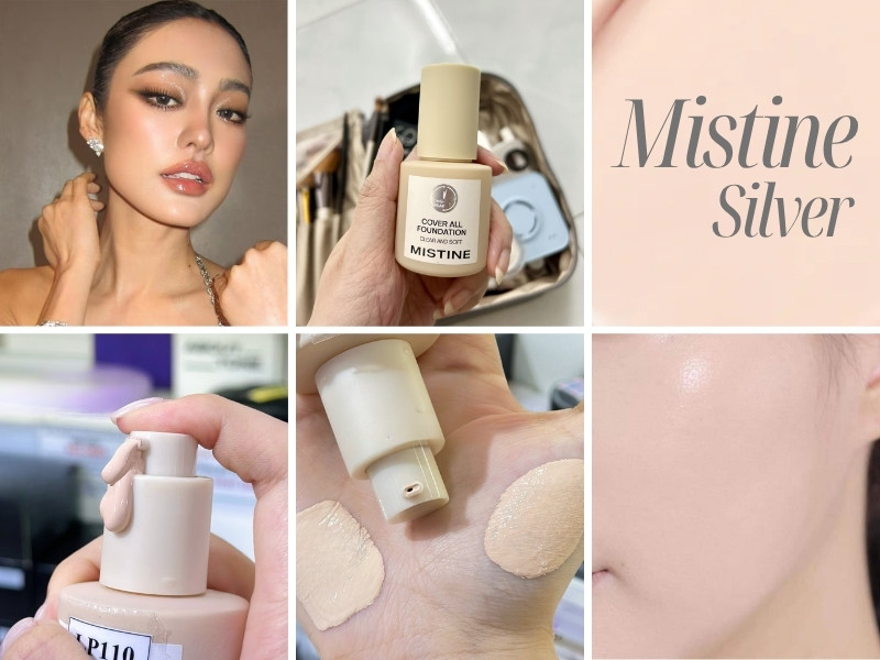 Kem nền cho da khô giá bình dân Mistine bạc