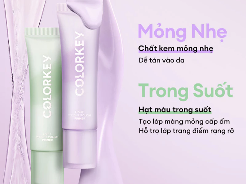 Kem lót Colorkey Light Weight Polish Primer 