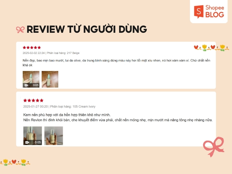 Review thực tế khi dùng kem nền Revlon Illuminance